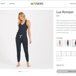 Vuori Lux Romper
